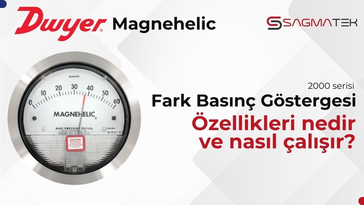 Dwyer Magnehelic Fark Basınç Göstergesi 2000 Serisi
