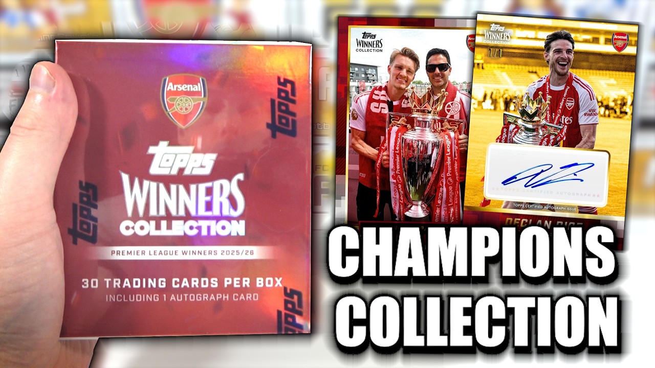 *INSANE* Opening A NEW TOPPS ARSENAL WINNERS COLLECTION BOX | Premier League Champions Collection