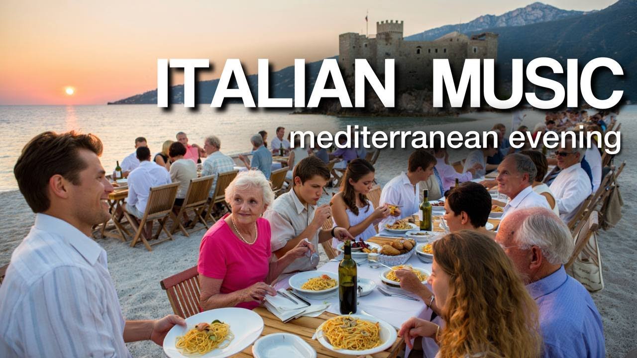 Soulful Italy & Mediterranean Relax 🎼 2+ Hours Amalfi Capri & Portofino Scenic 4K Music