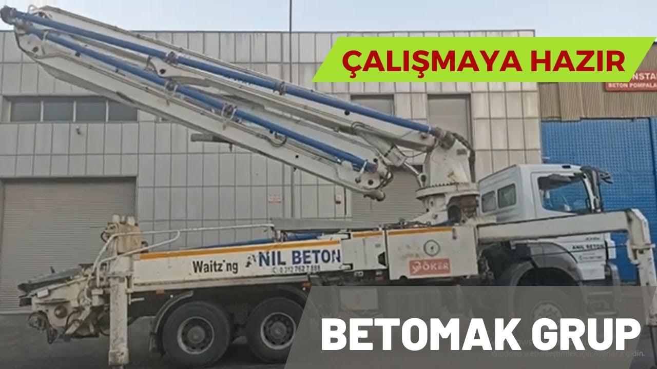 WAITZINGER THP 125/37-R4 KULE DÖNÜŞ REDİKTÖRÜ BAKIMI YAPILDI ( ANIL BETON )