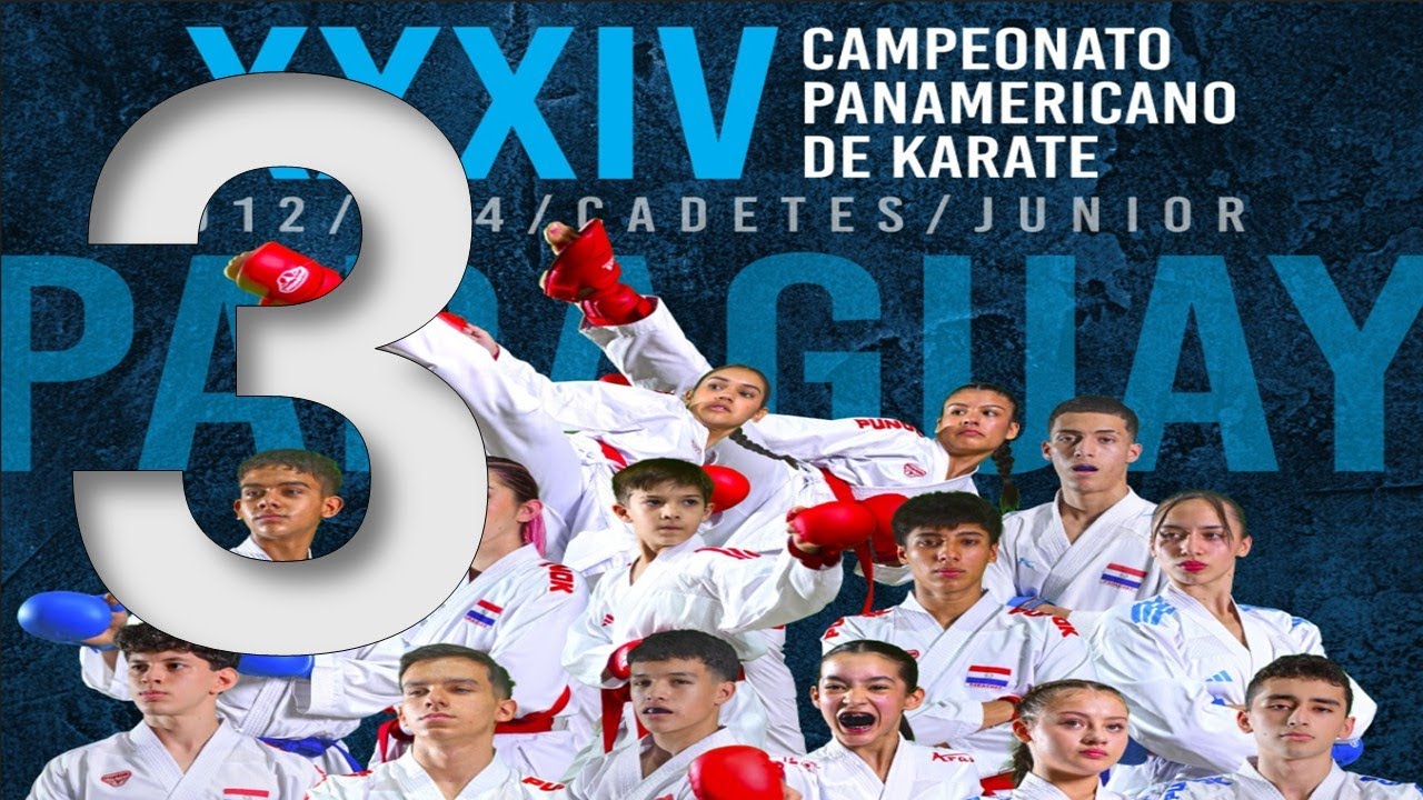 TATAMI 3 | DAY 1 | XXXIV CAMPEONATO PANAMERICAO DE KARATE PARAGUAY
