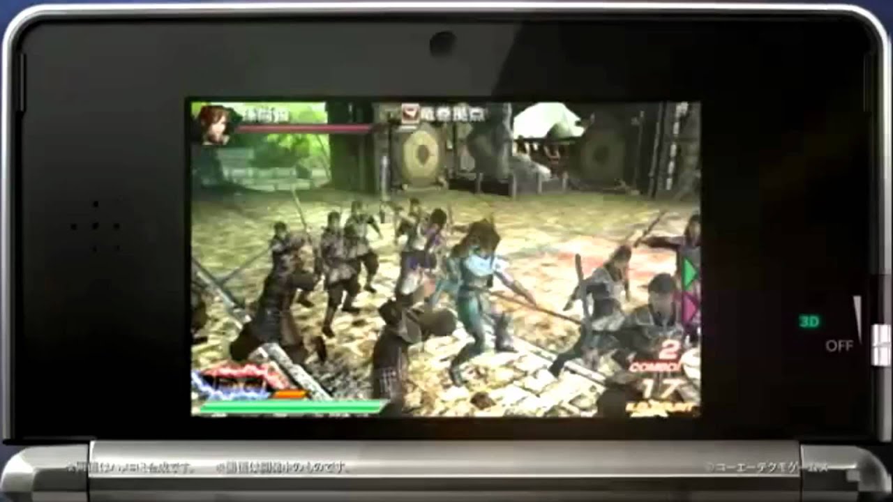 3DS: Dynasty Warriors VS Trailer - Nintendo Direct 12/27/11