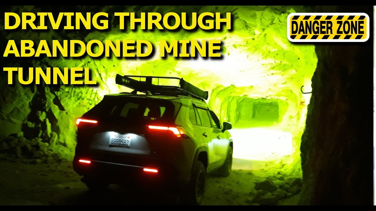 Driving Inside Reward Mine Trail with Toyota Rav4 - California
