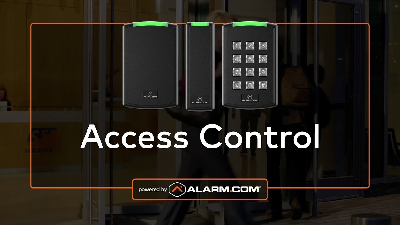 Обзор интеллектуального контроля доступа Alarm.com