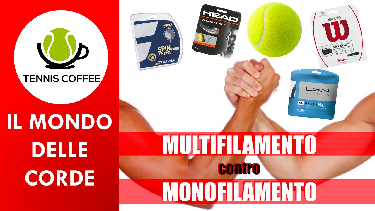 MULTIFILAMENTO e MONOFILAMENTO ❓ differenze tra corde per racchetta da tennis e perché devi PROVARLE
