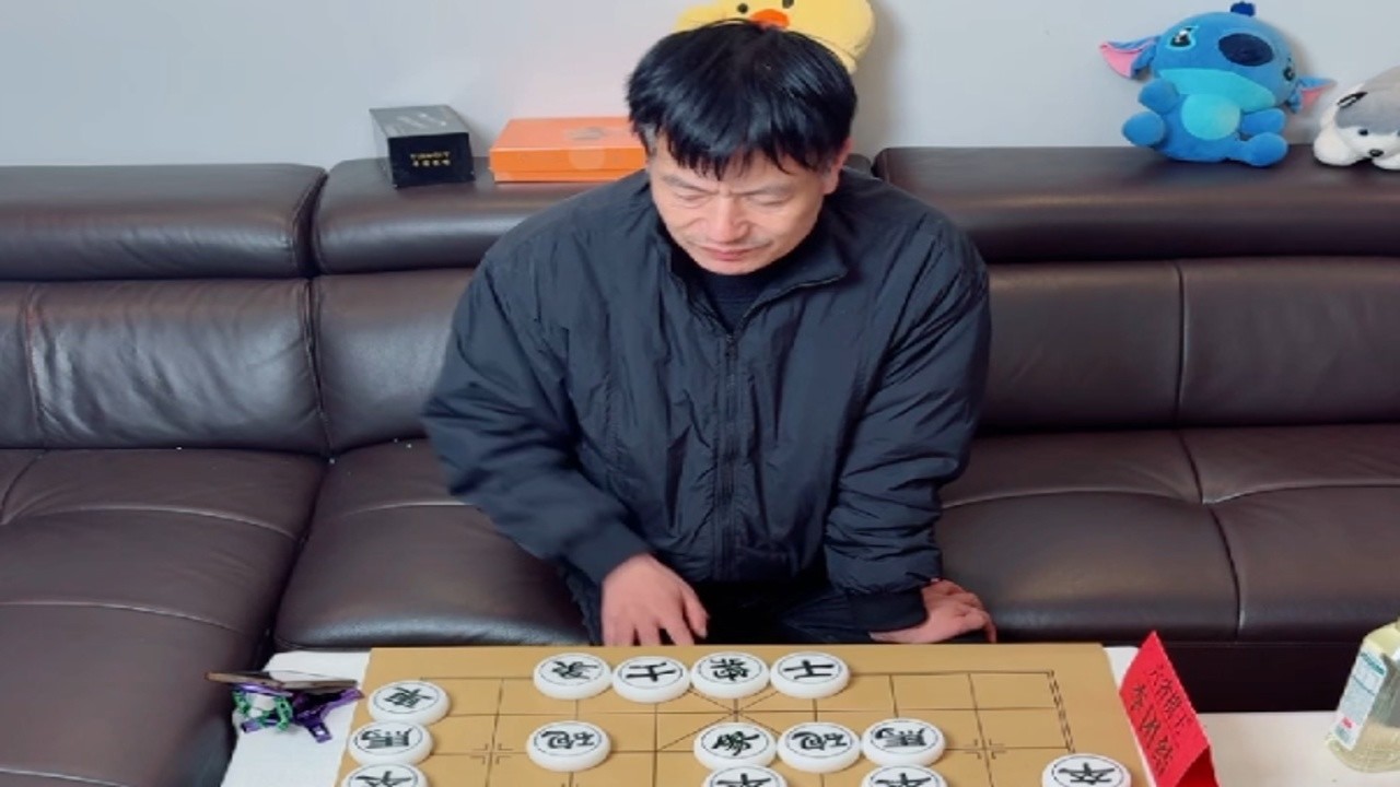不剪辑的公园象棋实战，真实对局全程呈现