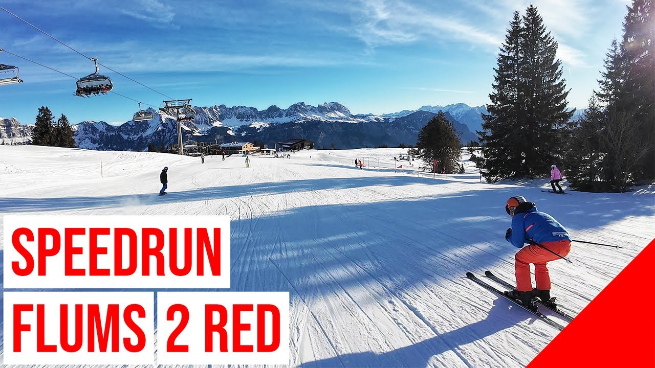 Flumserberg, 2 🔴 RED (Prodkamm - Prodalp, Speedrun) #6 🇨🇭