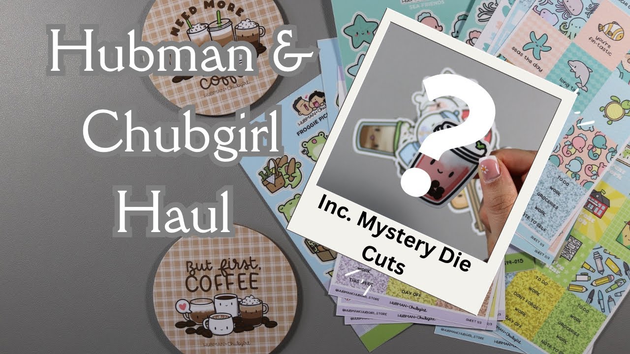 Hubman and Chubgirl Haul inc Hobonichi Kits and Coffee Coasters.