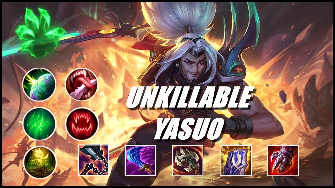 Tank Yasuo Montage - Unkillable Yasuo Build Season 11 - League Of Legends Best Yasuo Plays 2021
