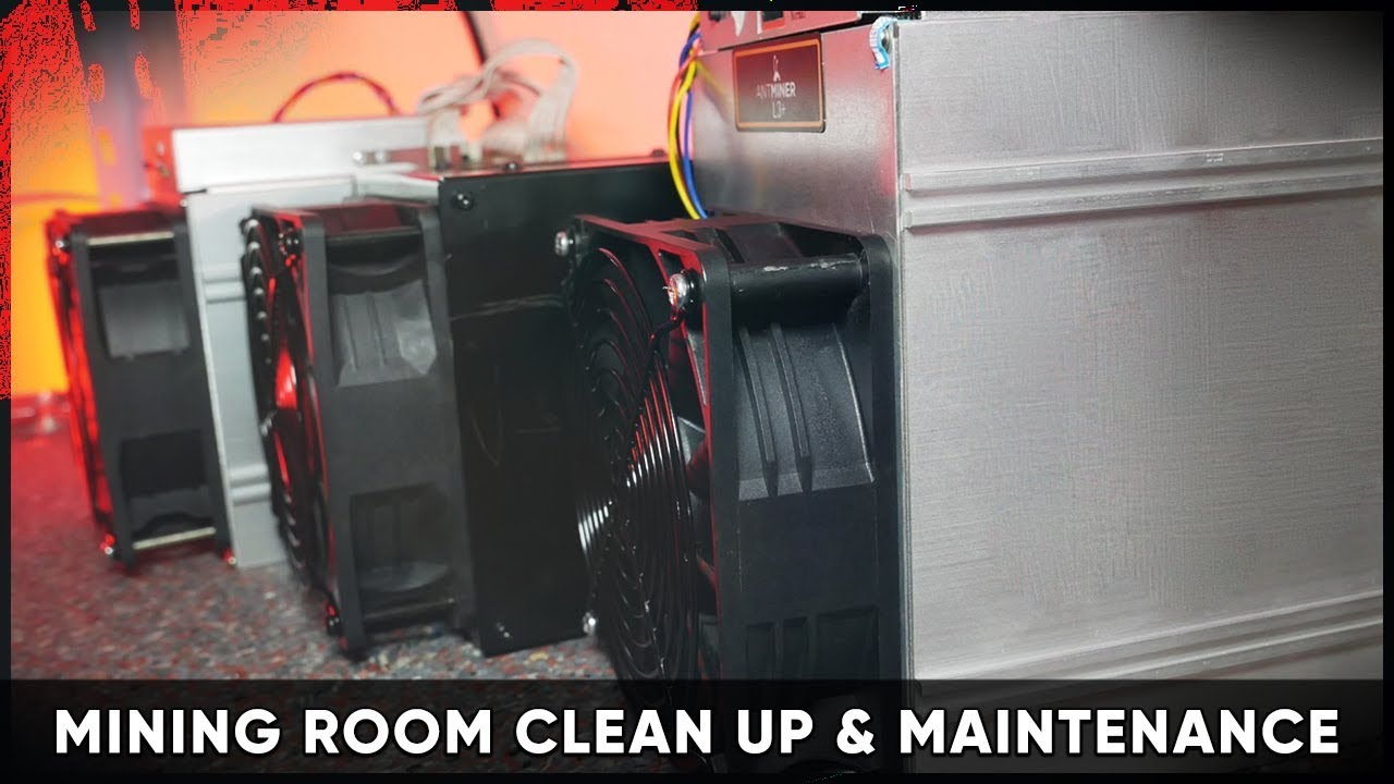 Mining Room Clean Up & Maintenance [ASIC / FPGA / GPU Miner] #crypto