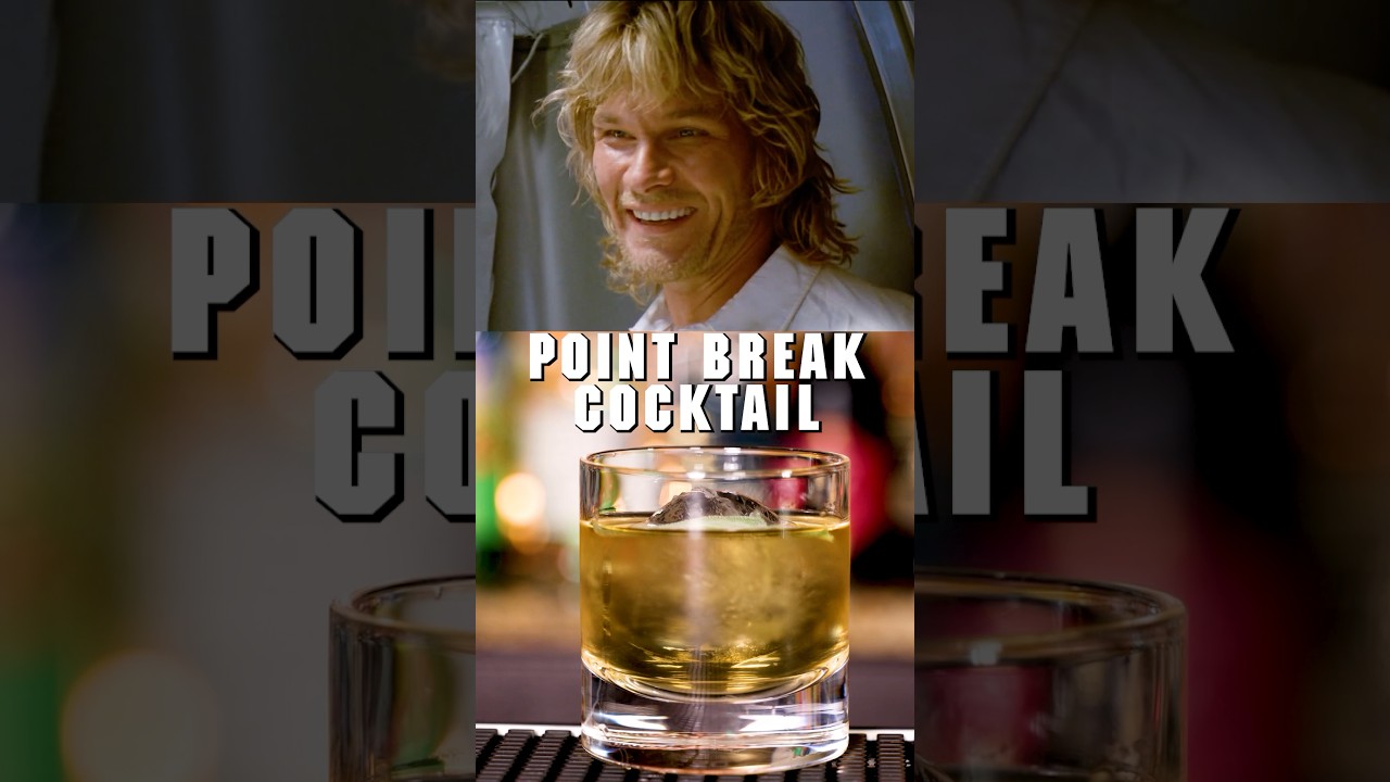 Enjoy this POINT BREAK cocktail for your next MOVIE NIGHT!