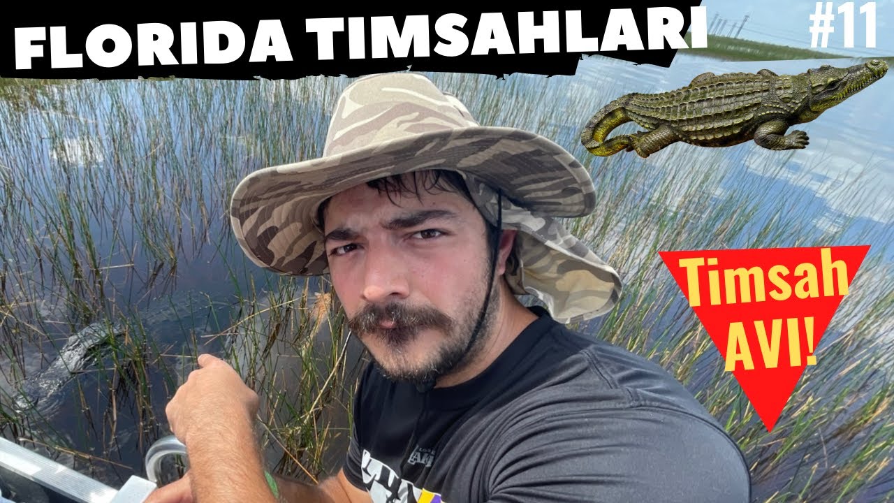 AMERIKA'DA Florida'da Yürek Yedik!! || Miami Timsahları  #11