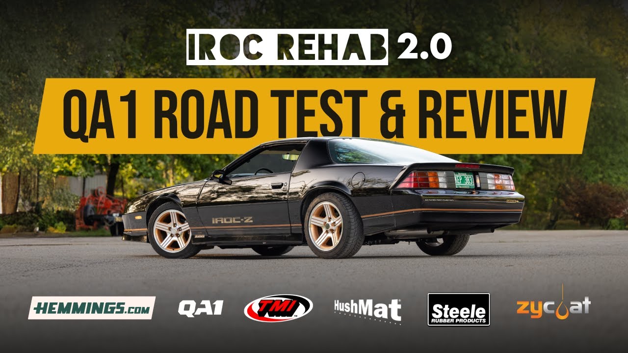 IROC REHAB 2.0 | 1987 Chevrolet IROC-Z Camaro | Full Road Test Suspension & Interior Overhaul