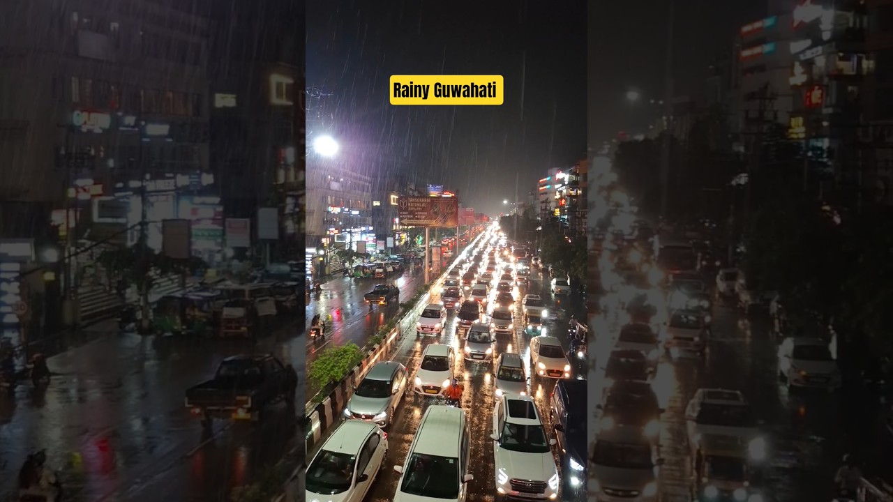 rainy Guwahati city #assam #travel #guwahati #rain #rainyday #monsoon #india