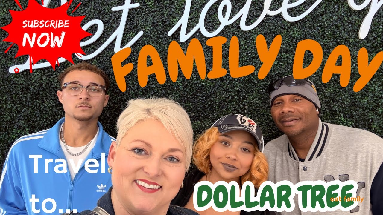 TRAVEL TO DOLLAR TREE WITH US…FAMILY DAY..SHOPPING 🛍️ GOOD FOOD & GOOD COMPANY 