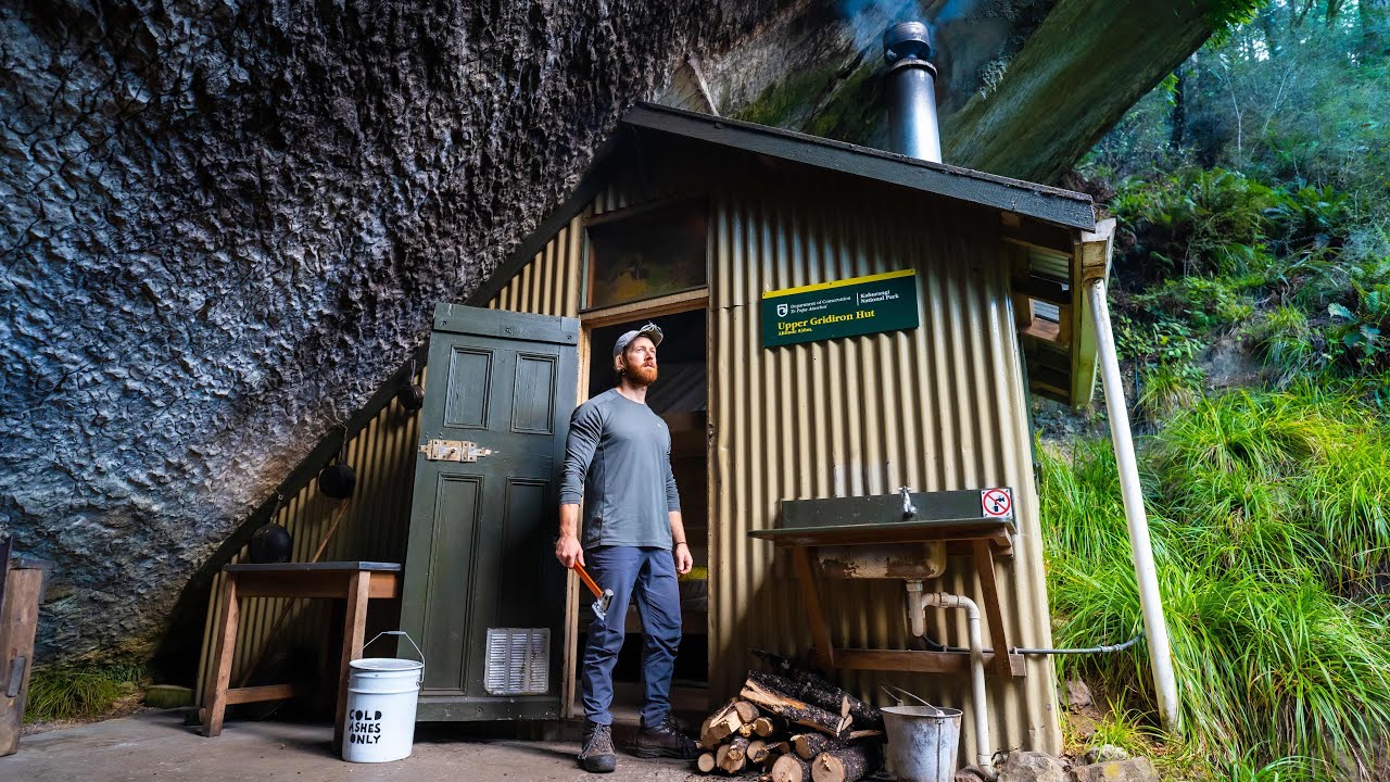 Camping In Rock Cave Shelter
