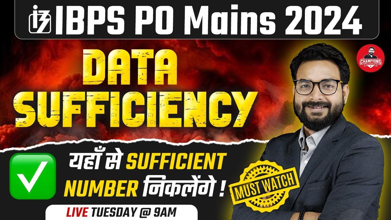 IBPS PO Mains 2024 | Complete Data Sufficiency | Reasoning By Saurav Singh