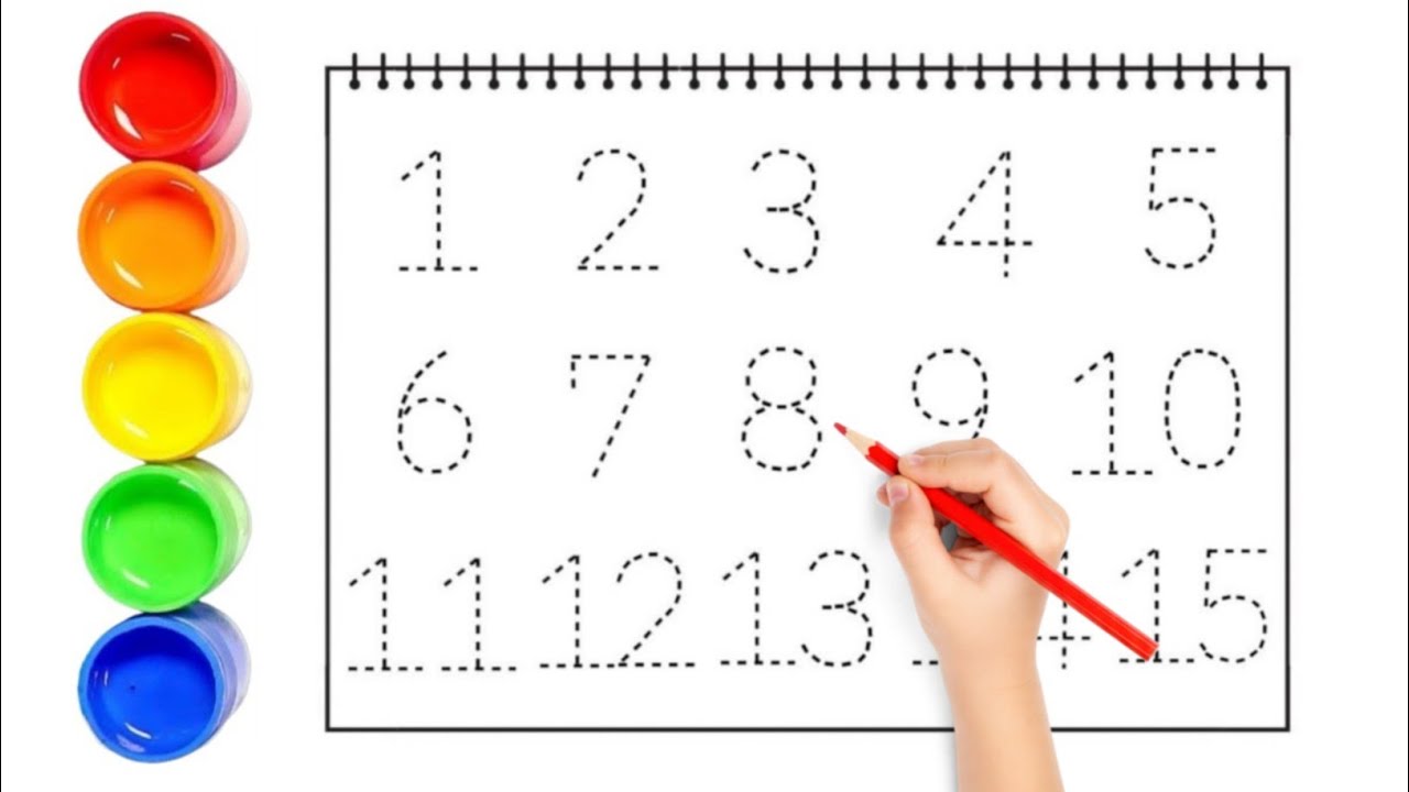 Learn Numbers 1 to 15 | 1 से 15 तक की गिनती | Best study in kids - 56