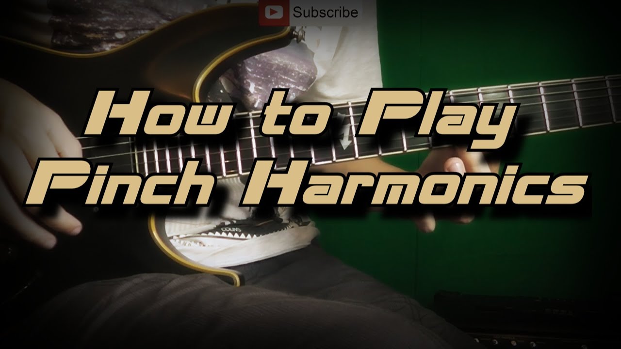 Уроки гитары: Искусственные флажолеты на гитаре / Pinch Harmonics