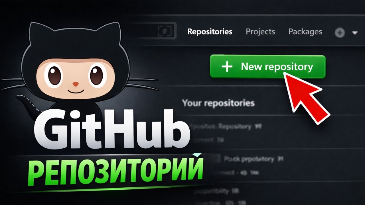 Как создать новый репозиторий на GitHub | Create Repository on GitHub