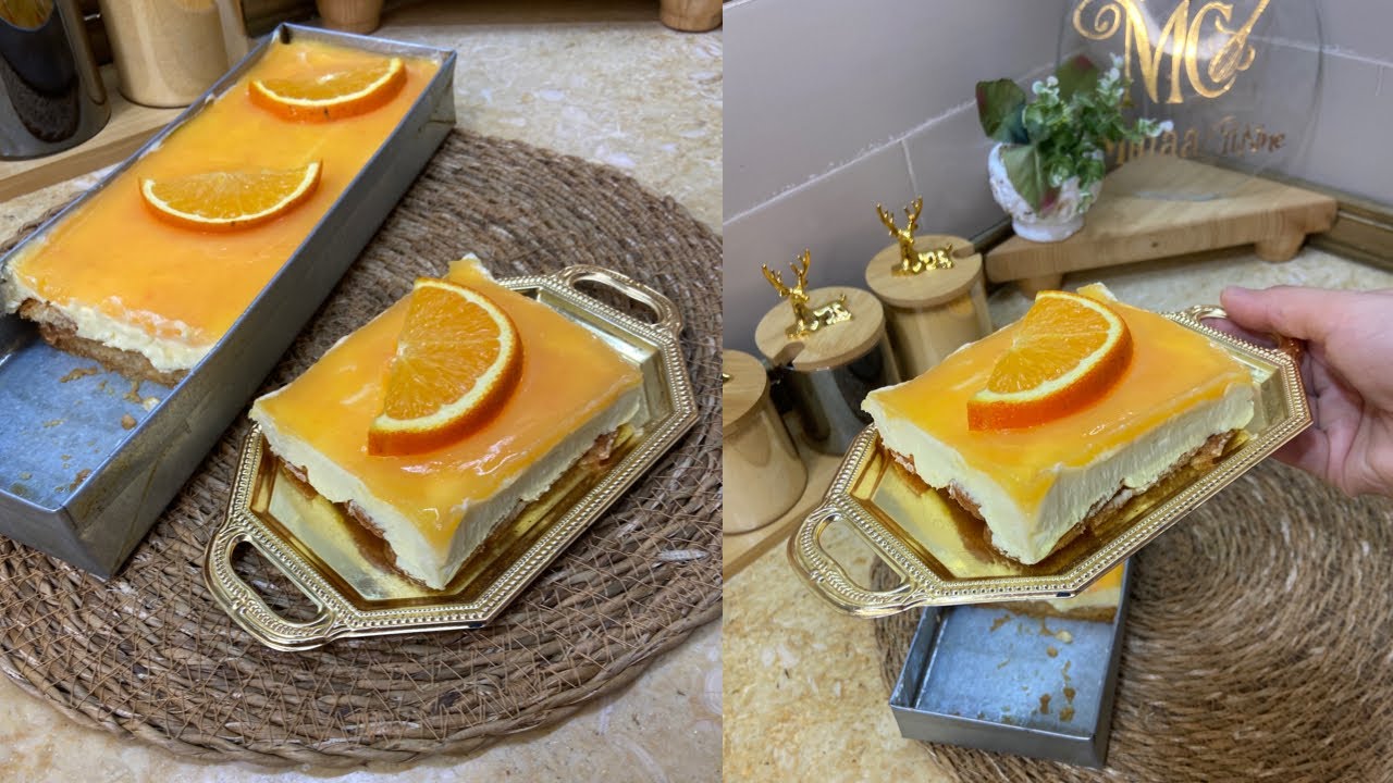 أسهل تحلية رمضانية بذوق البرتقال🍊🍊 في المول الاسطوري 💯💯بنة و مشي حلوة و توجد ليه ليه غير سجلوها ❤️❤️