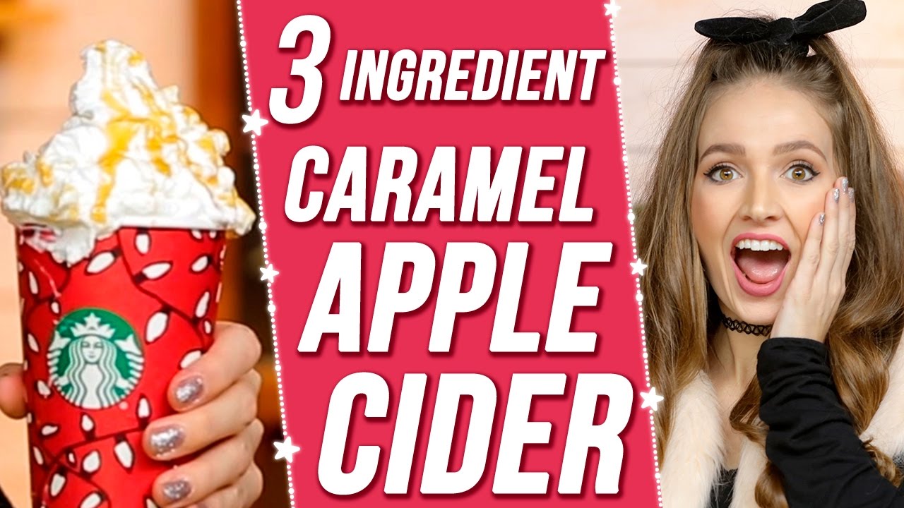 EASY STARBUCKS CARAMEL APPLE CIDER?! 3 Items or Less