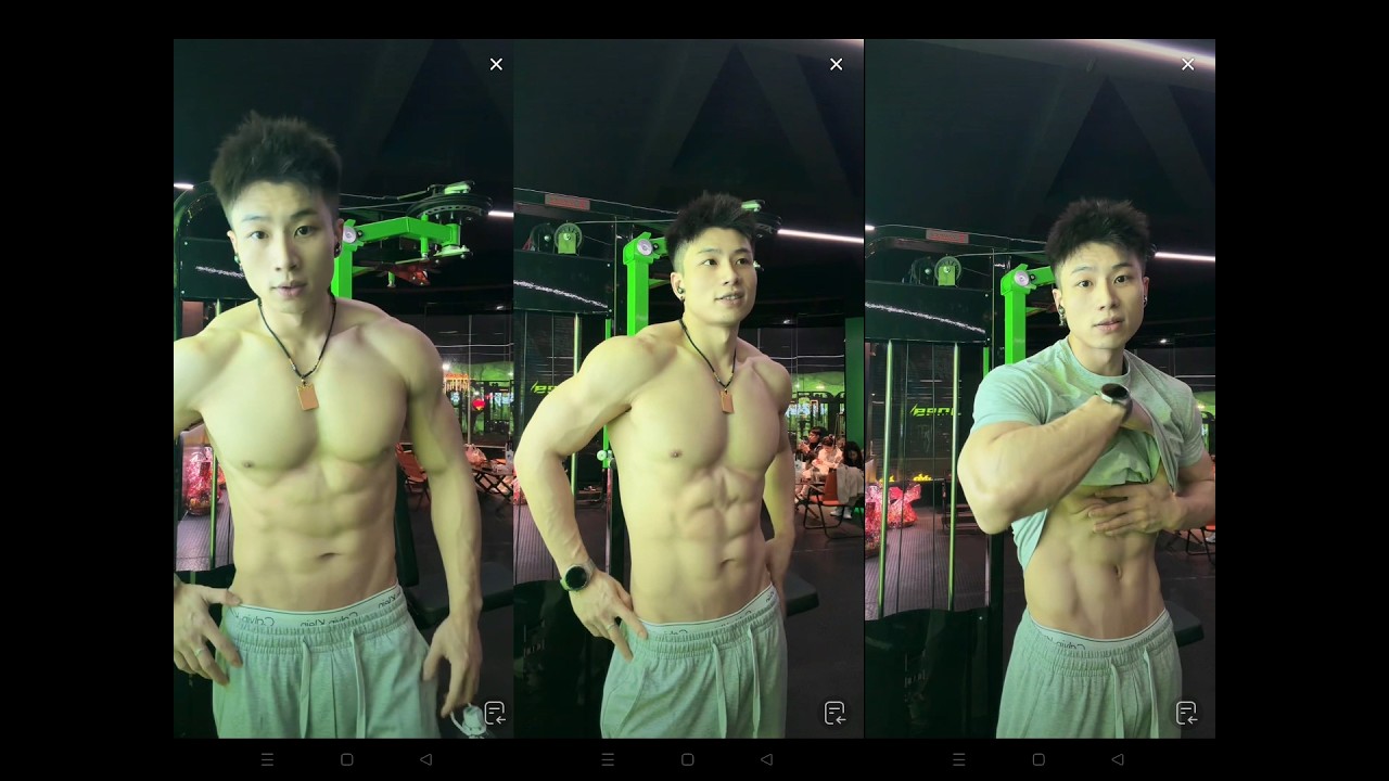 肌肉練很好的GOGO，騷氣十足#hunk #handsome #muscle