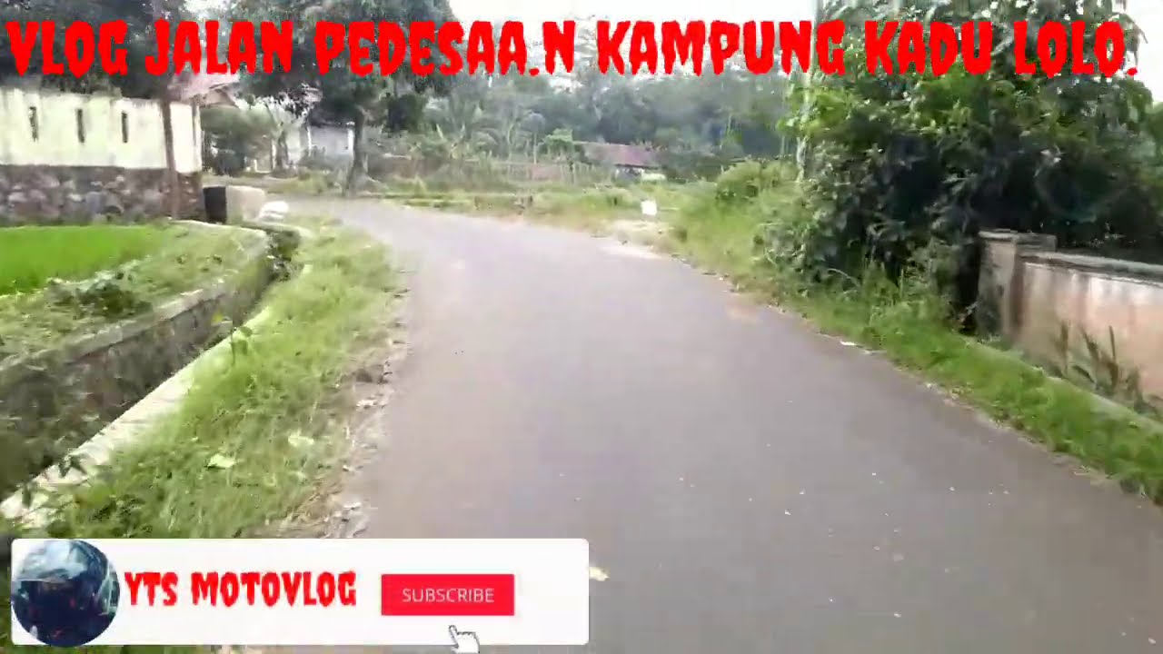 Jalan Kampung Kadu Lolo