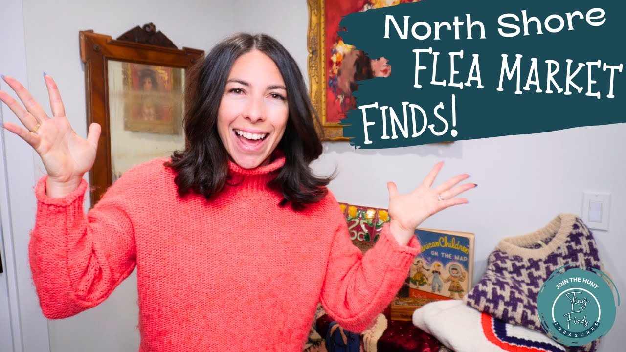 Flea Market Finds! Chicago's Grayslake Flea Market Fun! Shopping for Vintage Re-selling & Home!