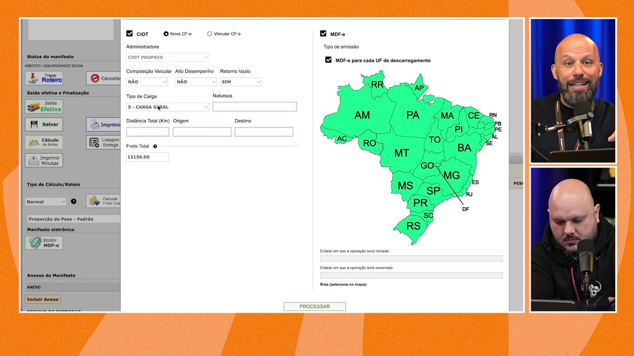 Como gerar CIOT no Brudam para atender a nova regra da ANTT