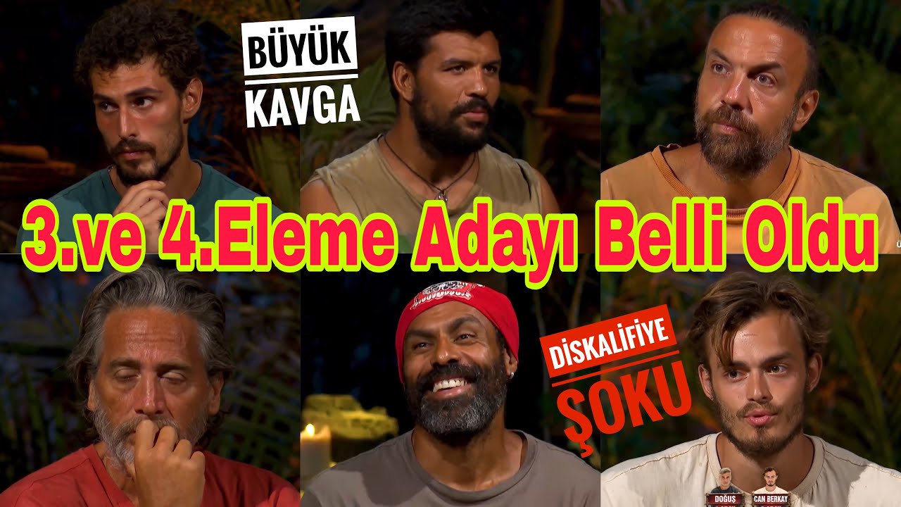 Survivorda 3. Ve 4. Eleme Adayı Belli Oldu kan Donduran Kavga 3. Dokunulmazlığı Kazanan Takım 