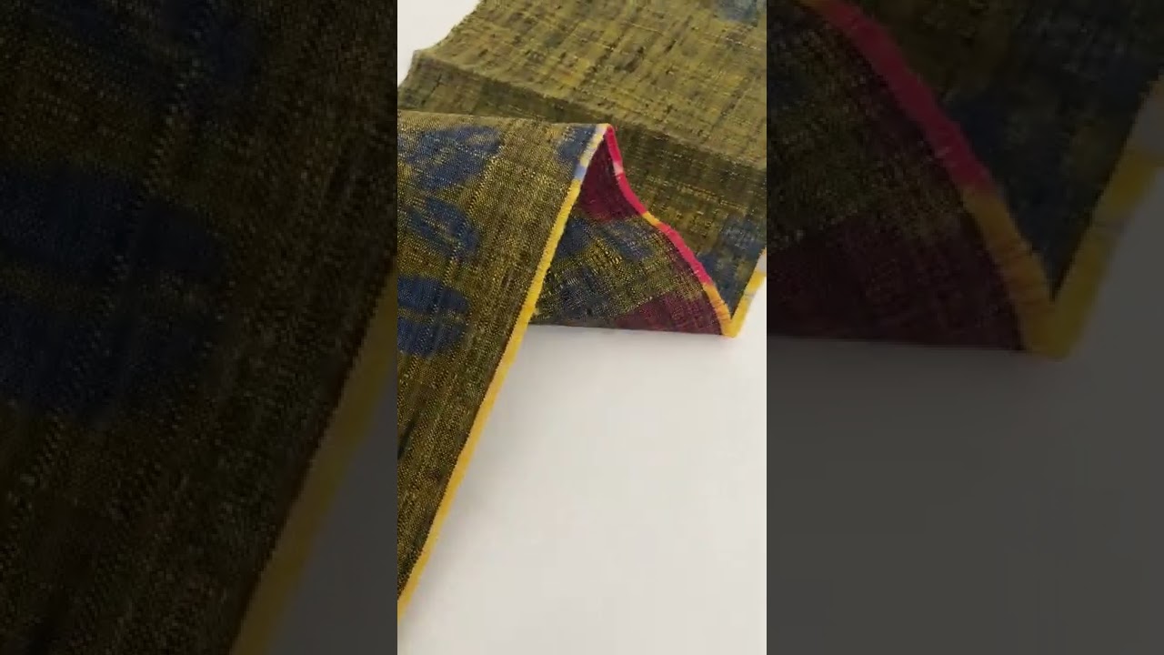 Soft and Pliable or Crips and Firm? Japanese Kimono Pongee Silk Fabric #Shorts