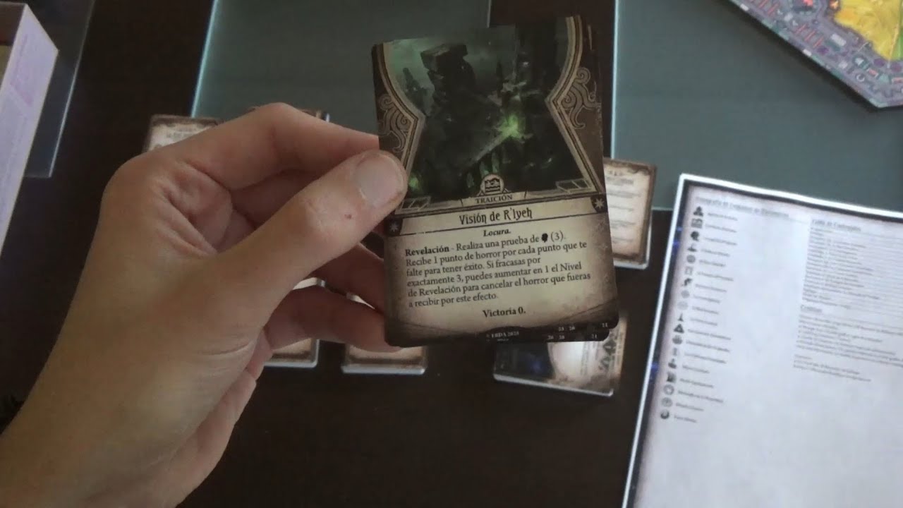 Primera versión física de La Marea Creciente (Cartas y Guía de Campaña, Beta 0.52)