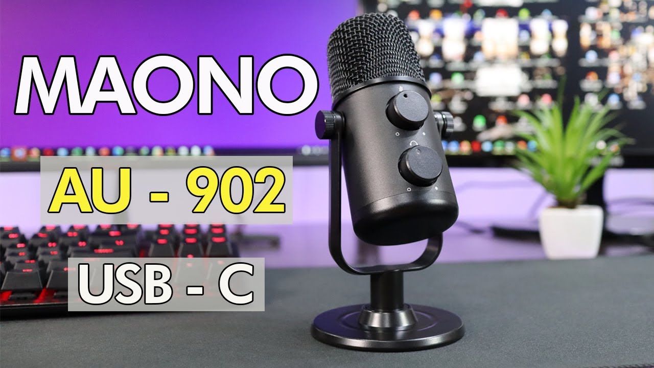 Maono Fairy Lite AU-902 Micrófono de condensador USB (Unboxing / Review)