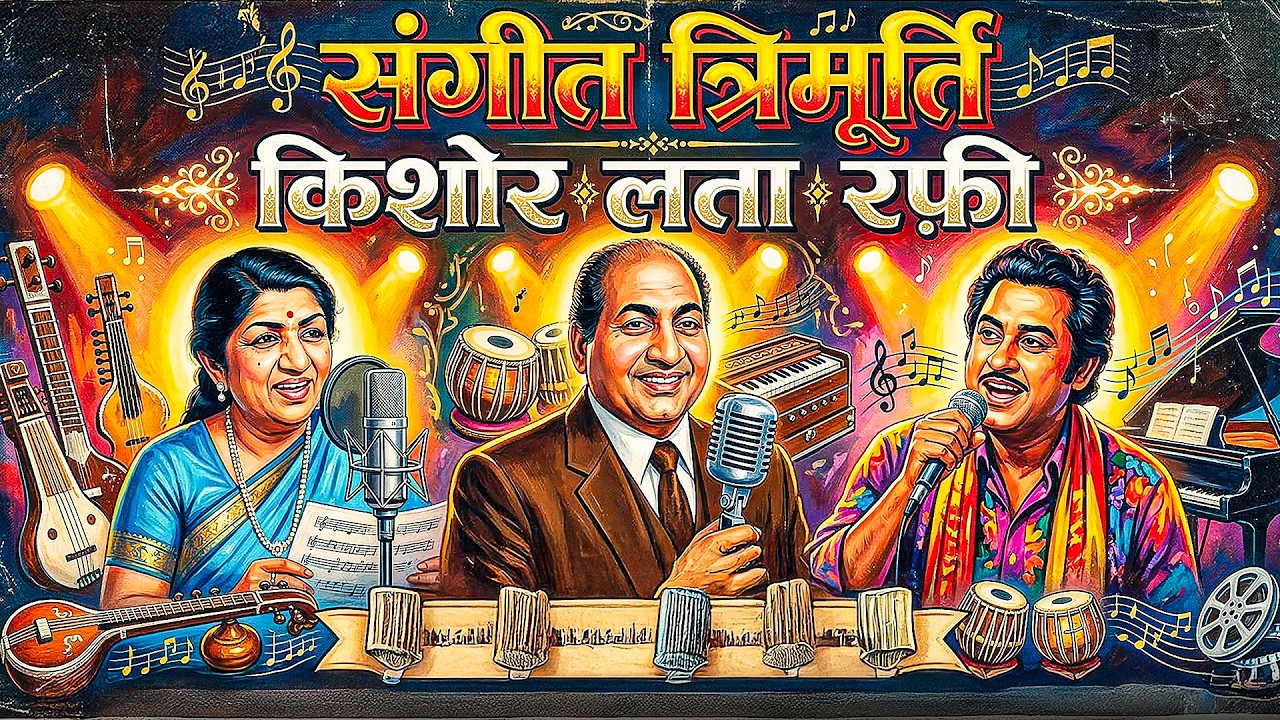 Musical Legends Playlist 💖 Lata, Kishore, Rafi | Old Hindi Songs Jukebox