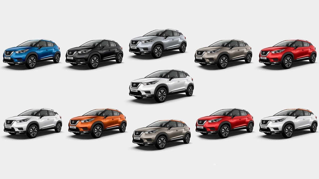 Nissan Kicks Colours  - All Colours - Images | AUTOBICS