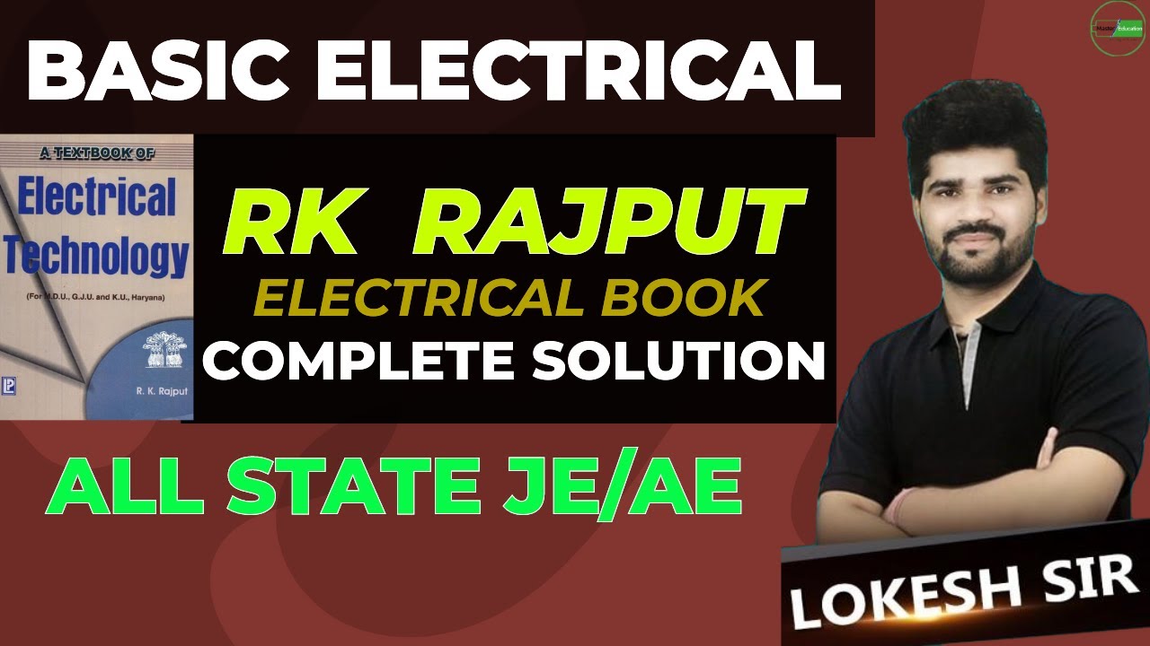 #01 RK Rajput Electrical book Complete Solution | तैयारी जीत की | RK Rajput | BEE | Lokesh Sir