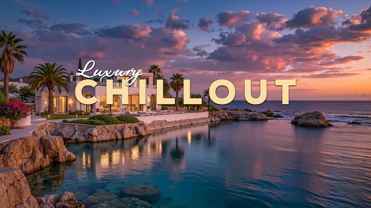 Luxury Oceanfront Sunset 🌅 Elegant Chillout Lounge Music for Deep Relaxation Vibes
