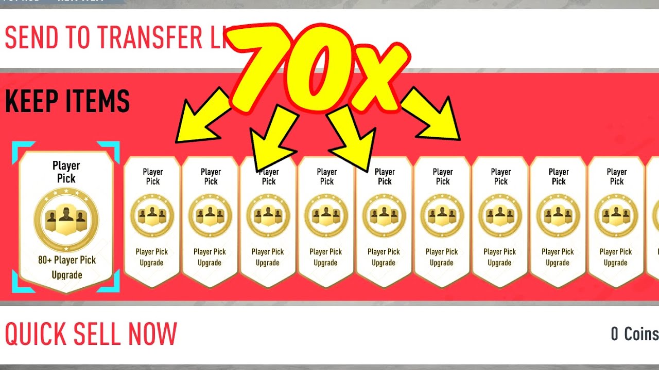 WHAT DOES 70X 80+ PLAYER PICKS GET YOU? | FIFA 20 ULTIMATE TEAM