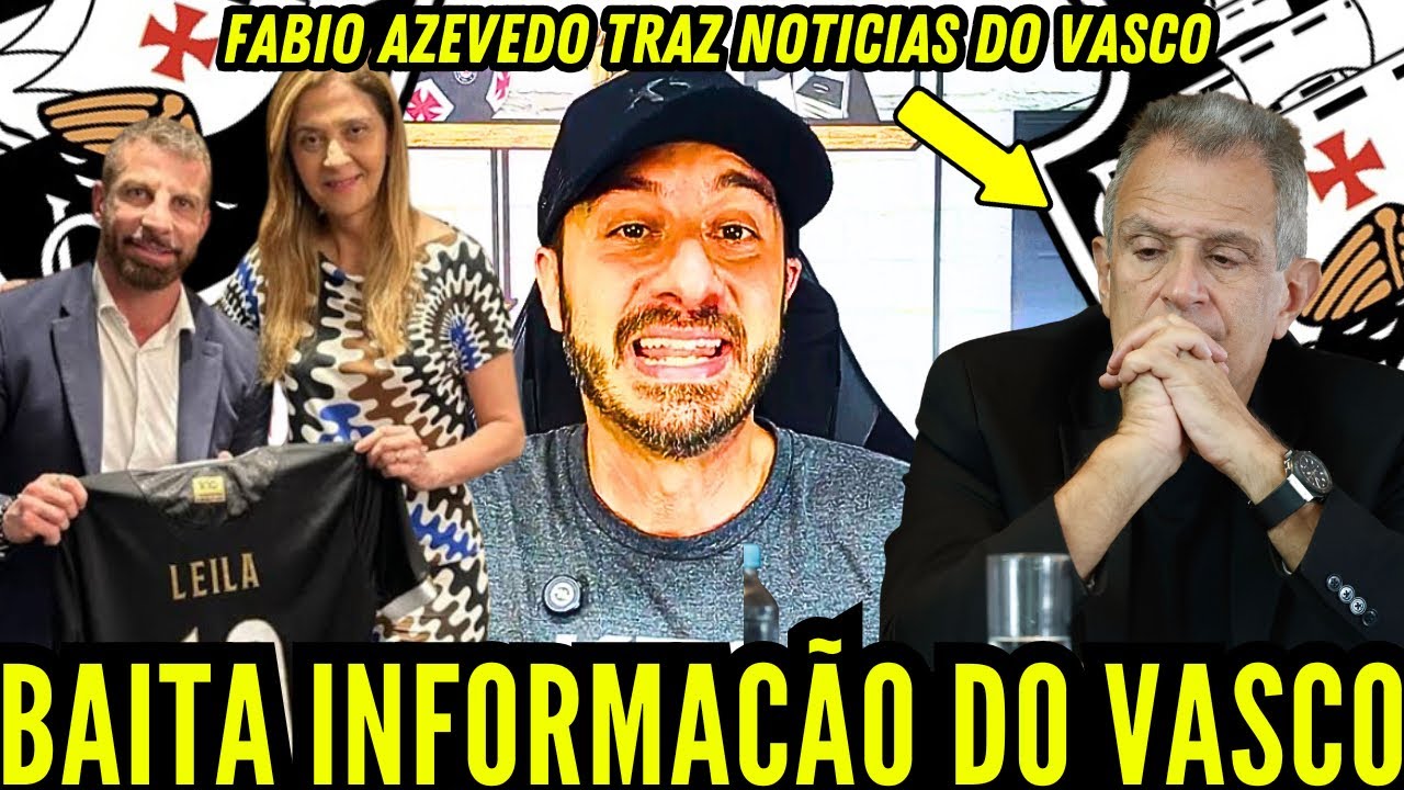 🚨F&Aacute;BIO AZEVEDO ATUALIZA SITUA&Ccedil;&Atilde;O DA VENDA DA SAF DO VASCO E RIVAIS EST&Atilde;O COM MEDO DO VASCO SAF?