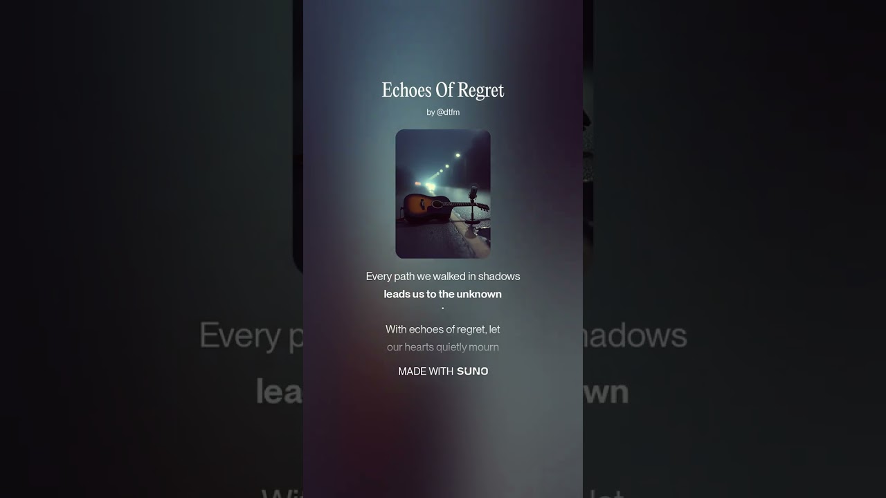 Echoes Of Regret
