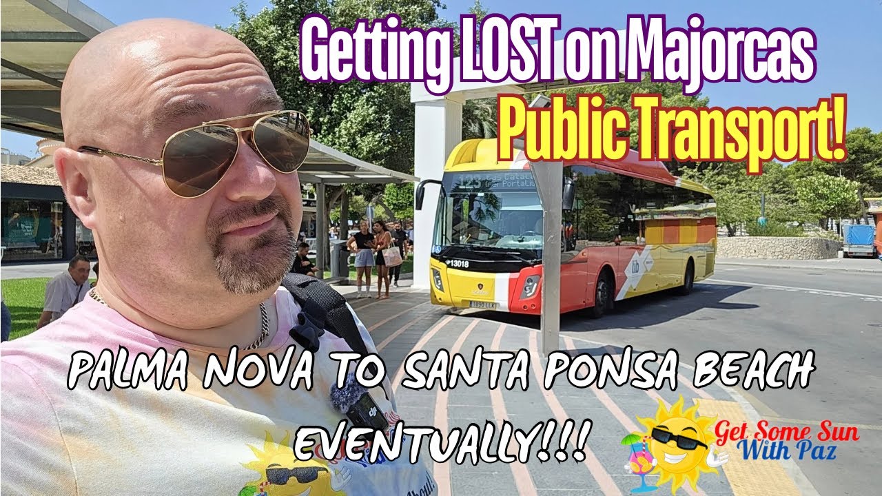 Public transport (the Bus) Palma Nova to Santa Ponsa.. where’s the sodding beach?
