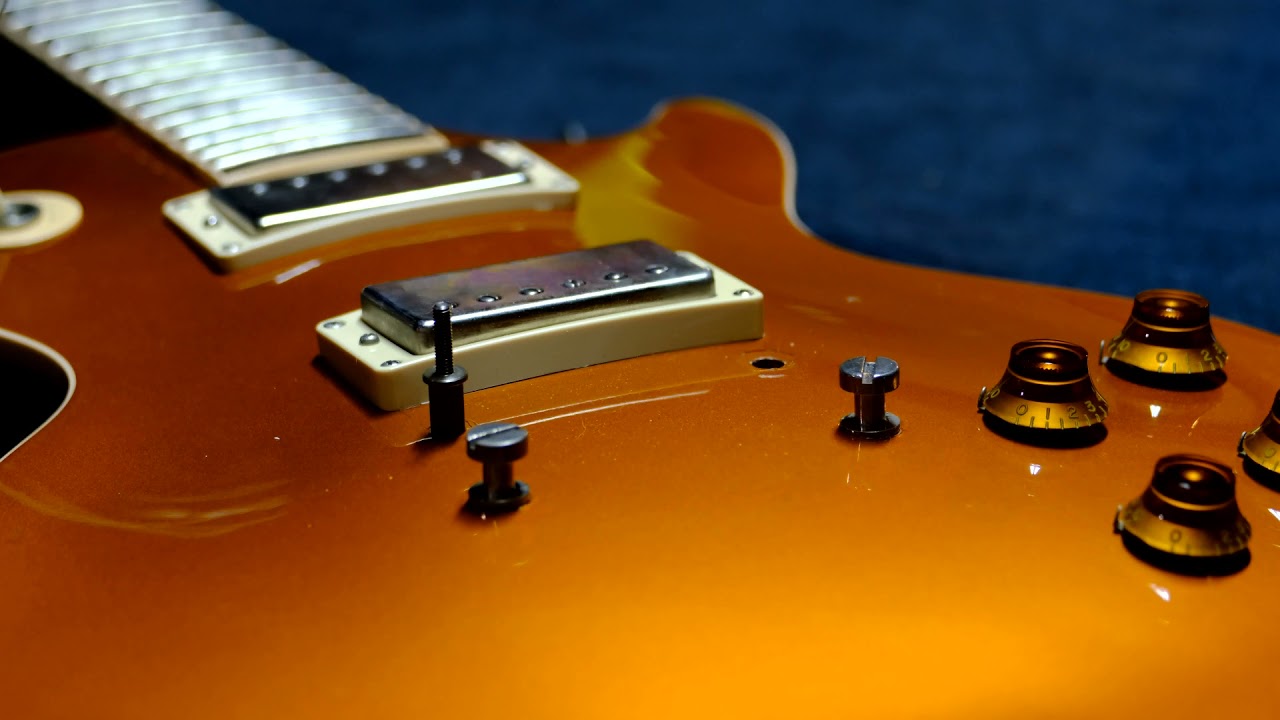 Faber bridge post conversion for Nashville style bridges on a Gibson Les Paul