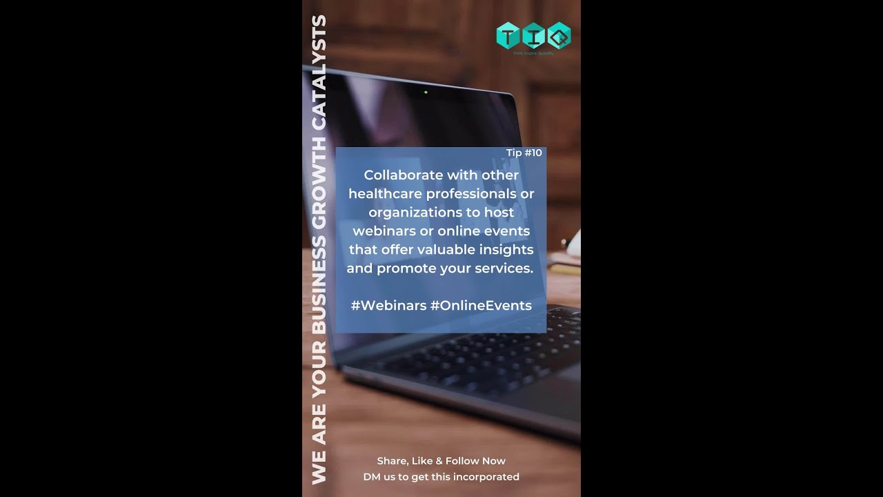 Healthcare industry marketing tips #10 - TIQ