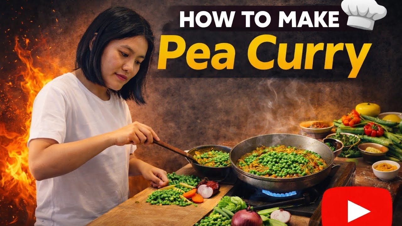 Easy Green Pea Curry Recipe | Simple Homemade Style
