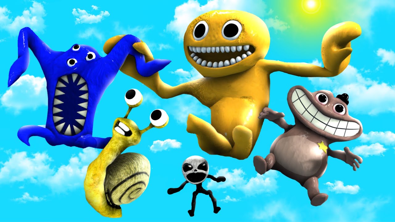 GMOD • Garten of Banban 2 • Legendary Ragdolls • Part 2 [Jumps, Slides]
