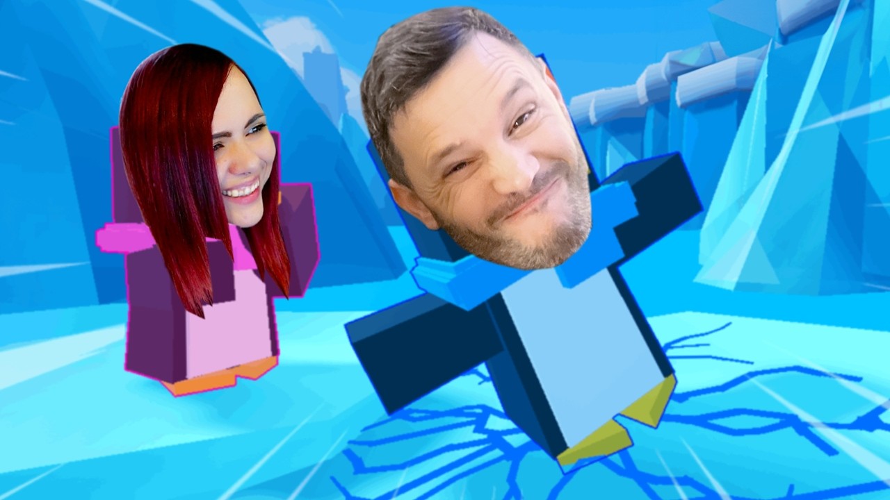 A 🐧 PINGVIN 🐧 PÁROS! ANDI & IMMU! - Roblox Penguin Partners 2 Player Obby