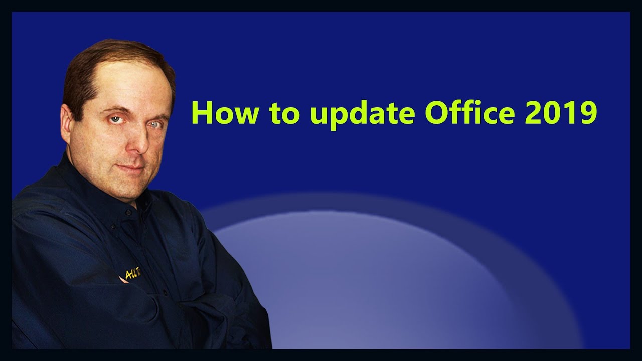 How to update Office 2019