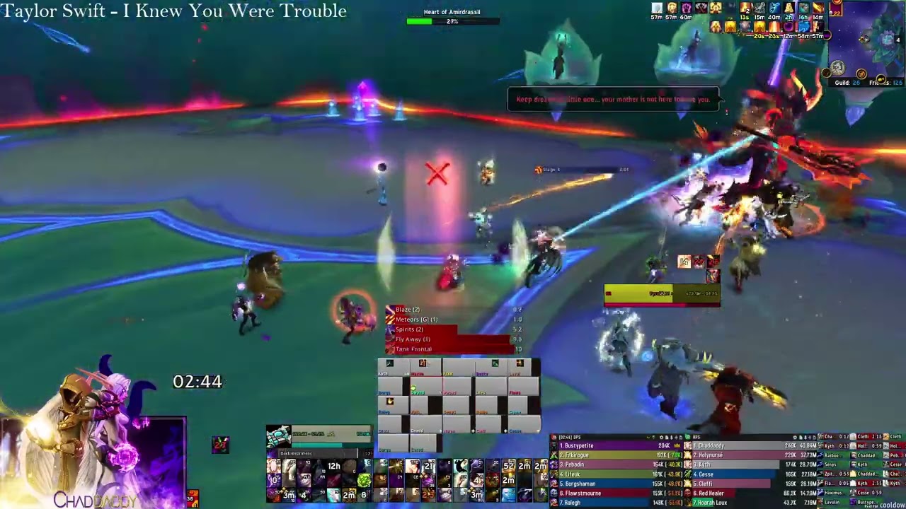 Heroic fyrakk disc priest pov | 226,742 HPS | Live commentary