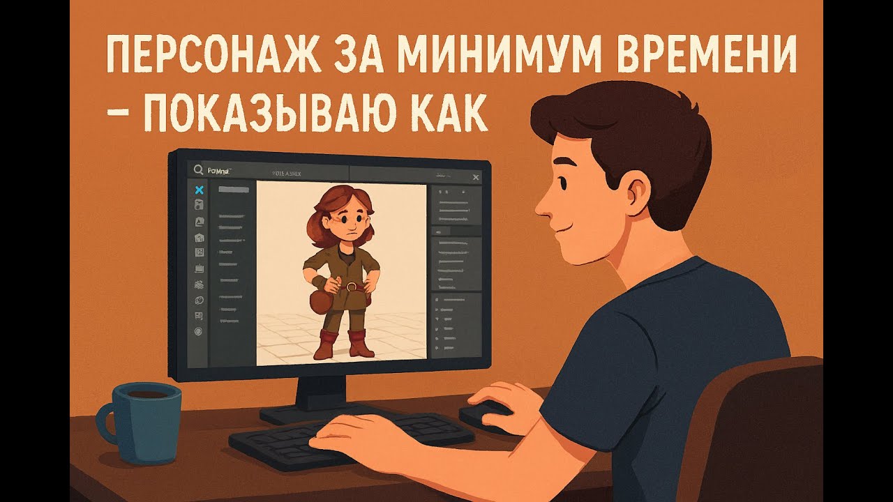 Блендер: персонаж за минимум времени - показываю как!